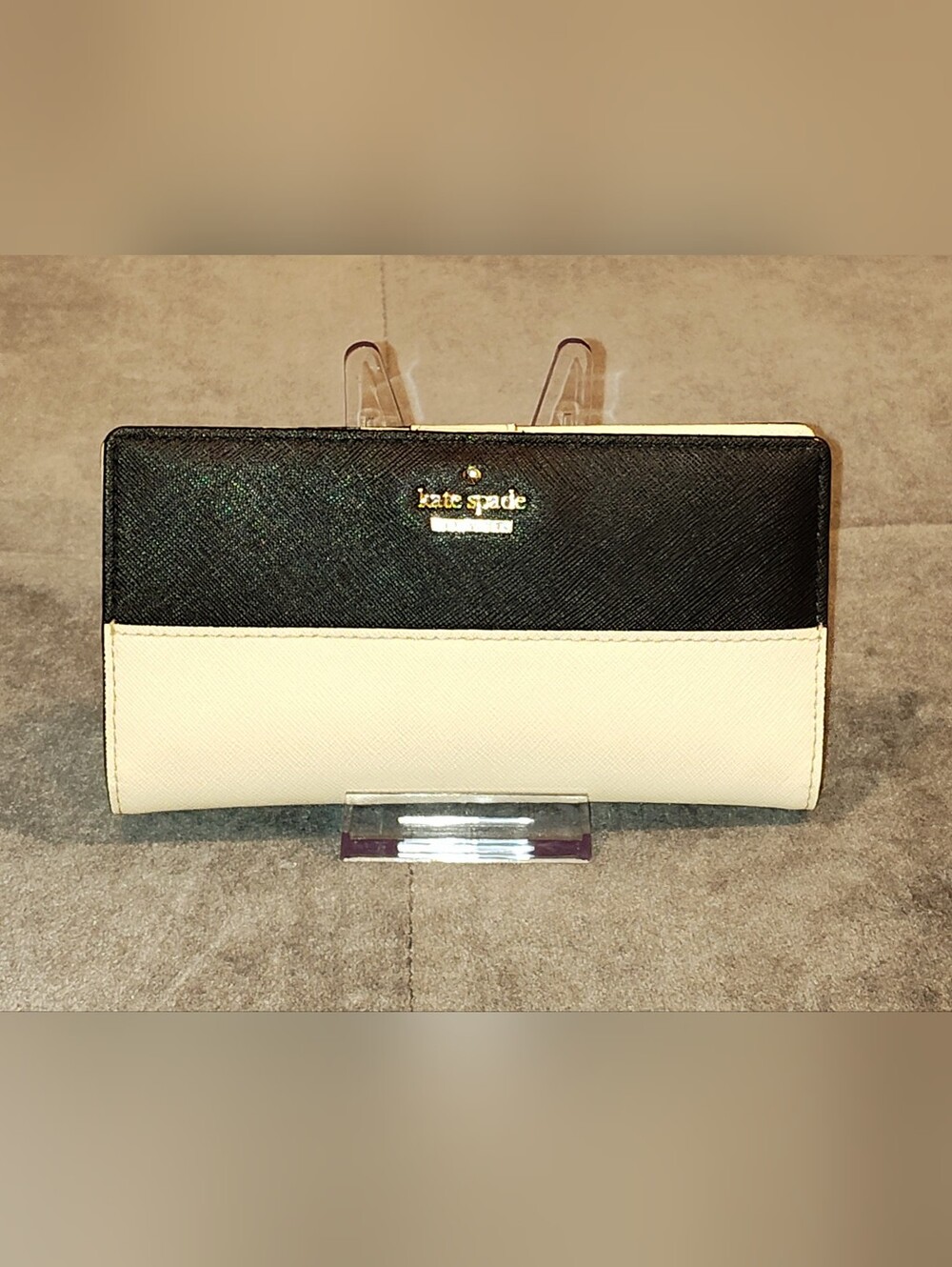 KATE SPADE NEW YORK CAMERON STREET STACY SLIM BI-FOLD MEDIUM COLORBLOCK WALLET